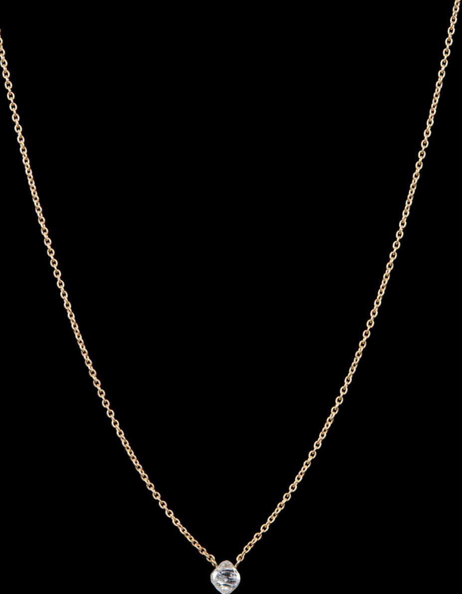 Natural Octahedron Diamond Necklace – 0.79 ct.
