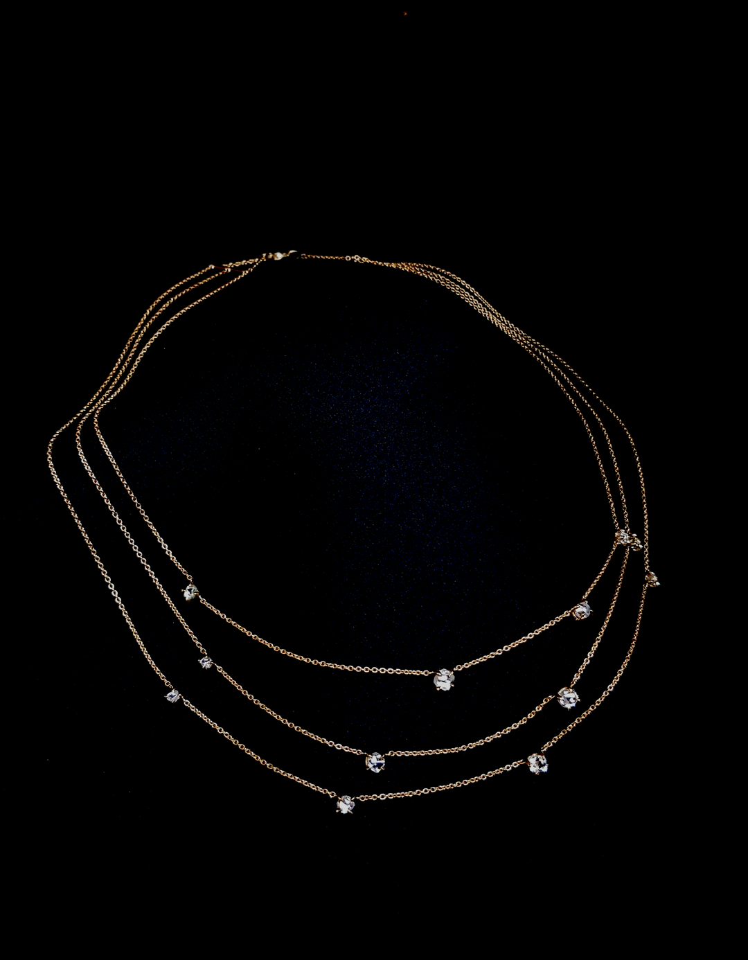 Star Night Rough Diamond Gold Necklace – 3.96 ct.