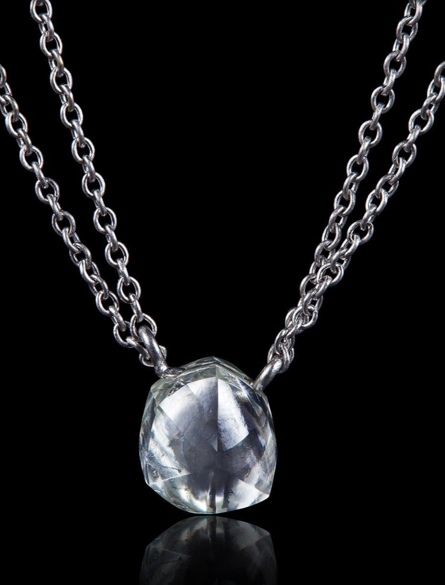 Floating 1.72 ct. Diamond Necklace