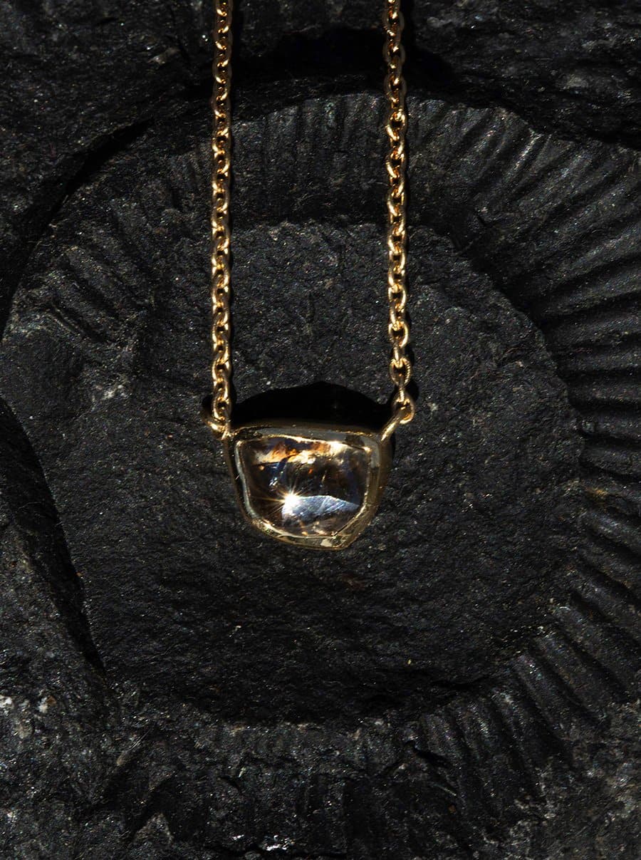 Harmony Brown Diamond Gold Necklace - 1.49 ct.