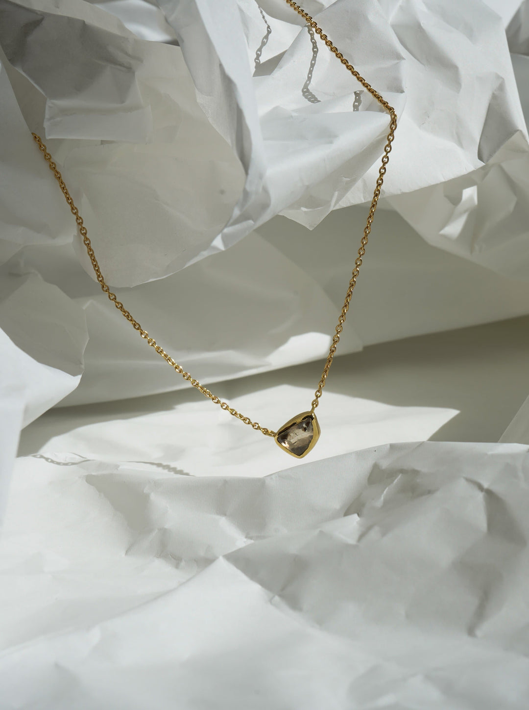 Harmony Brown Diamond Gold Necklace - 1.49 ct.